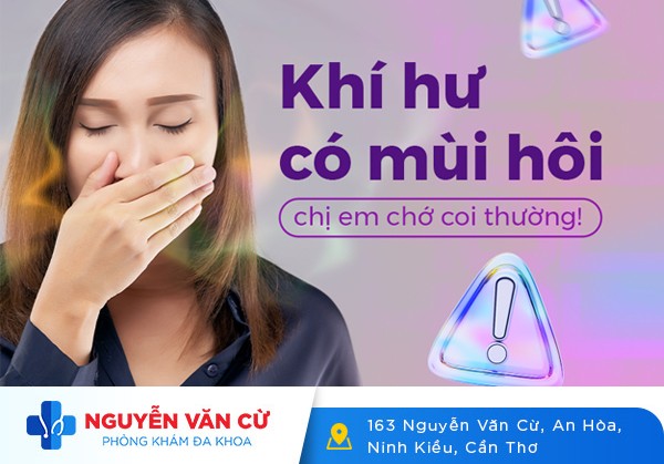Vùng Kín Tiết Huyết Trắng Có Mùi Hôi
