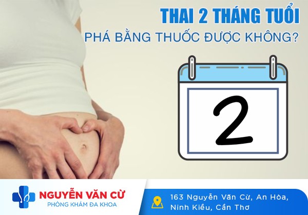 Thai 2 Tháng Tuổi Phá Bằng Thuốc Được Không?